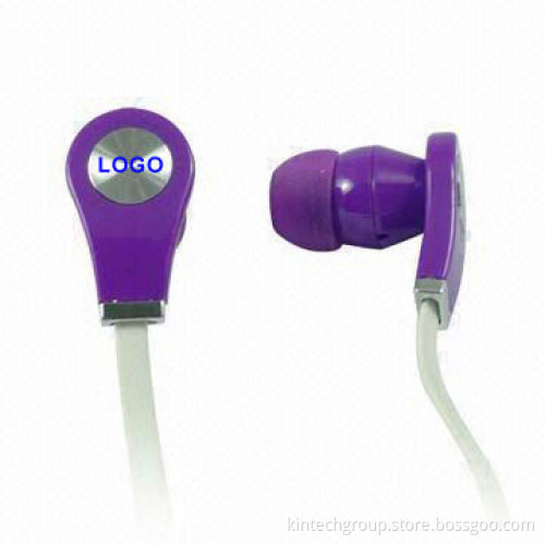 Flat Wired Earphones for iPad/iPhone/iPod/MP3/MP4 Player/Smartphone, OEM/ODM Orders are Welcome